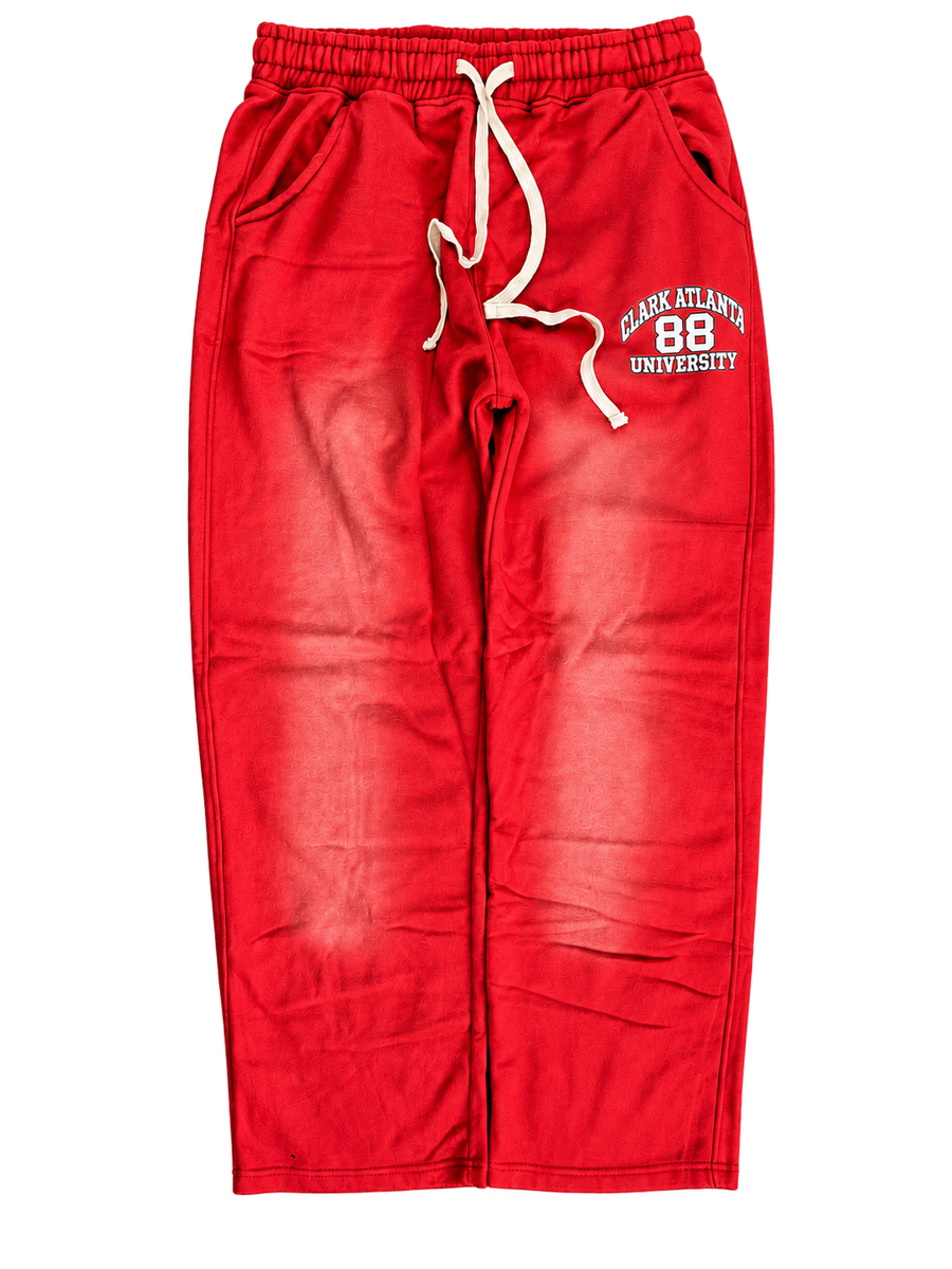 RED KICKBACK SWEATPANTS
