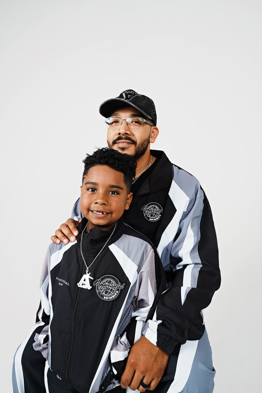 KIDS NYLON ZIP-UP JACKET