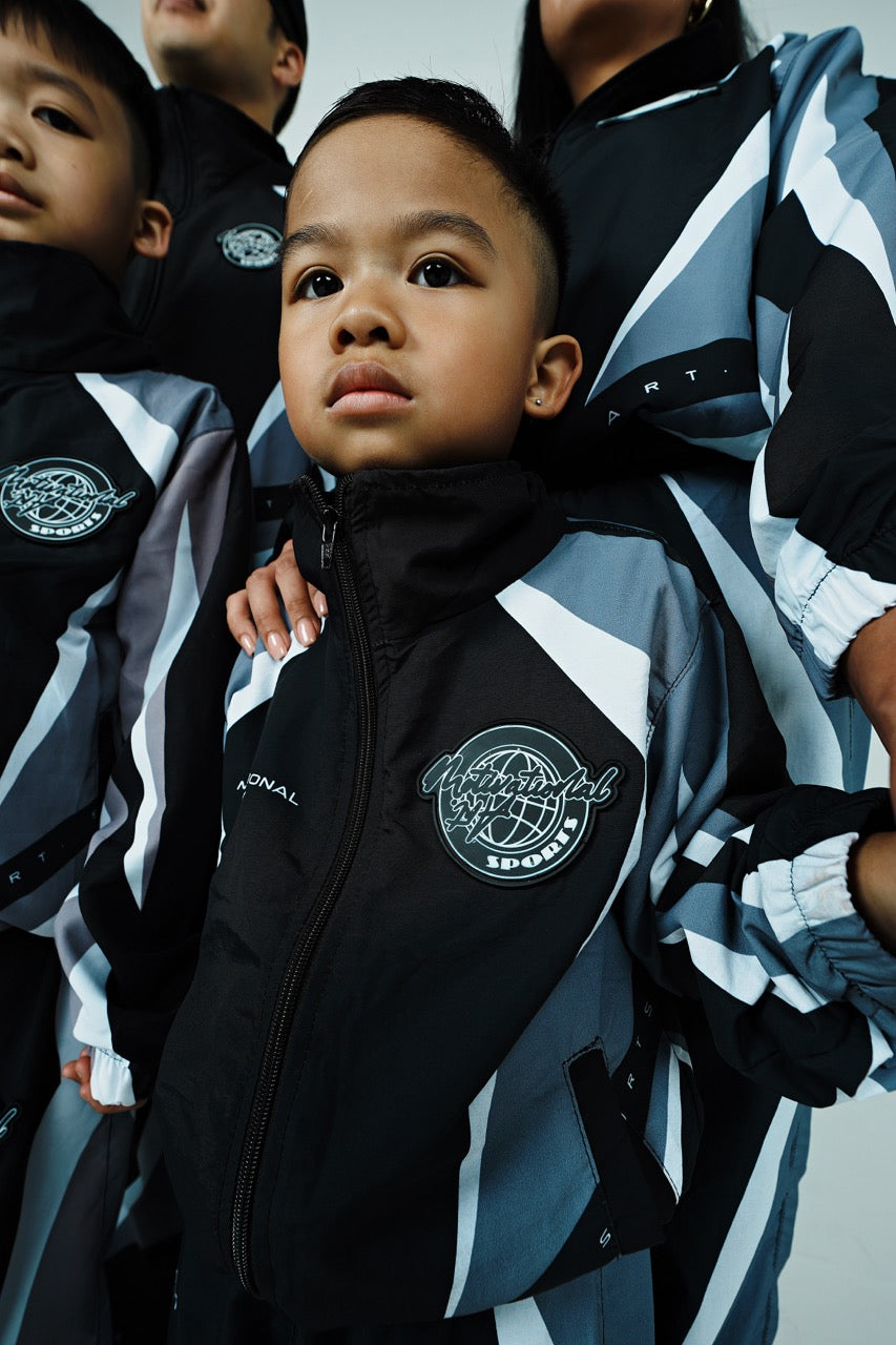 KIDS NYLON ZIP-UP JACKET