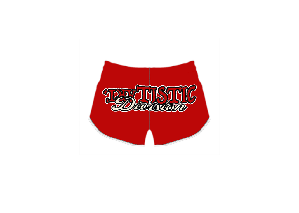 Artistic Division Ladies Red Shorts