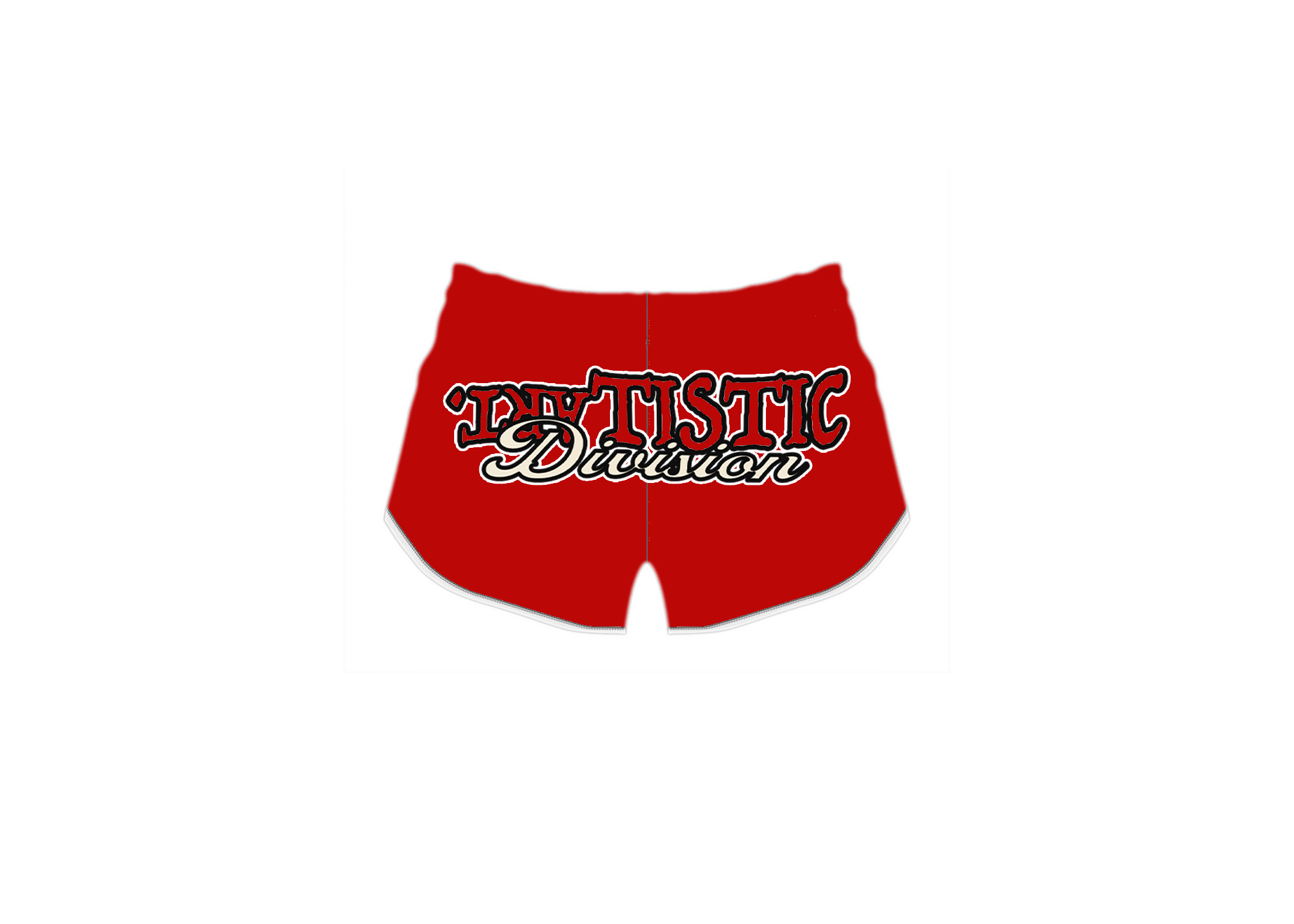 Artistic Division Ladies Red Shorts