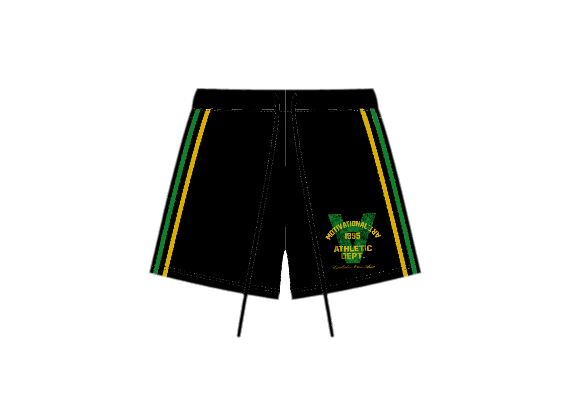 Art Dept. Outer Space Black Shorts