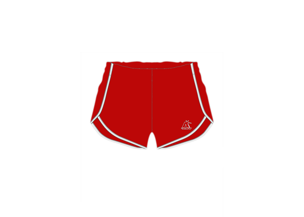 Artistic Division Ladies Red Shorts
