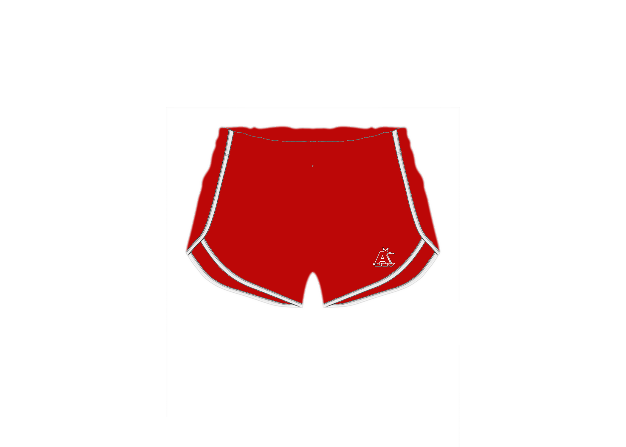 Artistic Division Ladies Red Shorts
