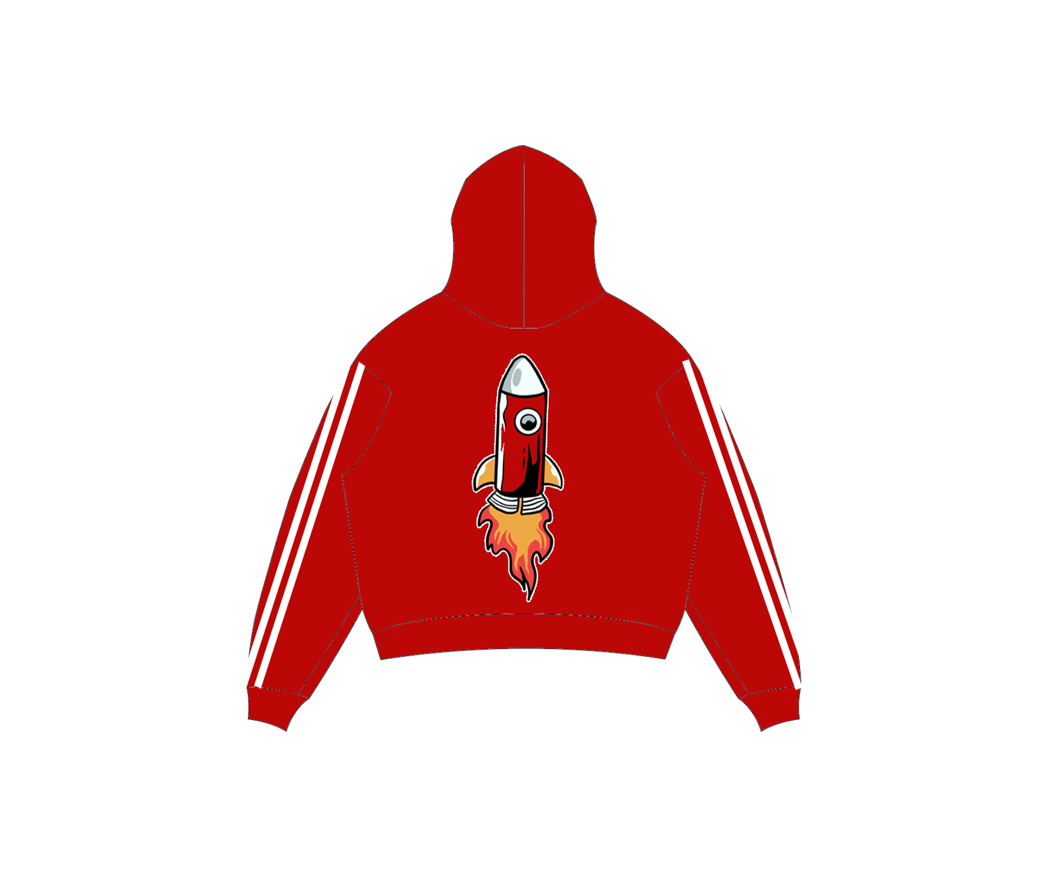 Artistic Division Red Hoodie