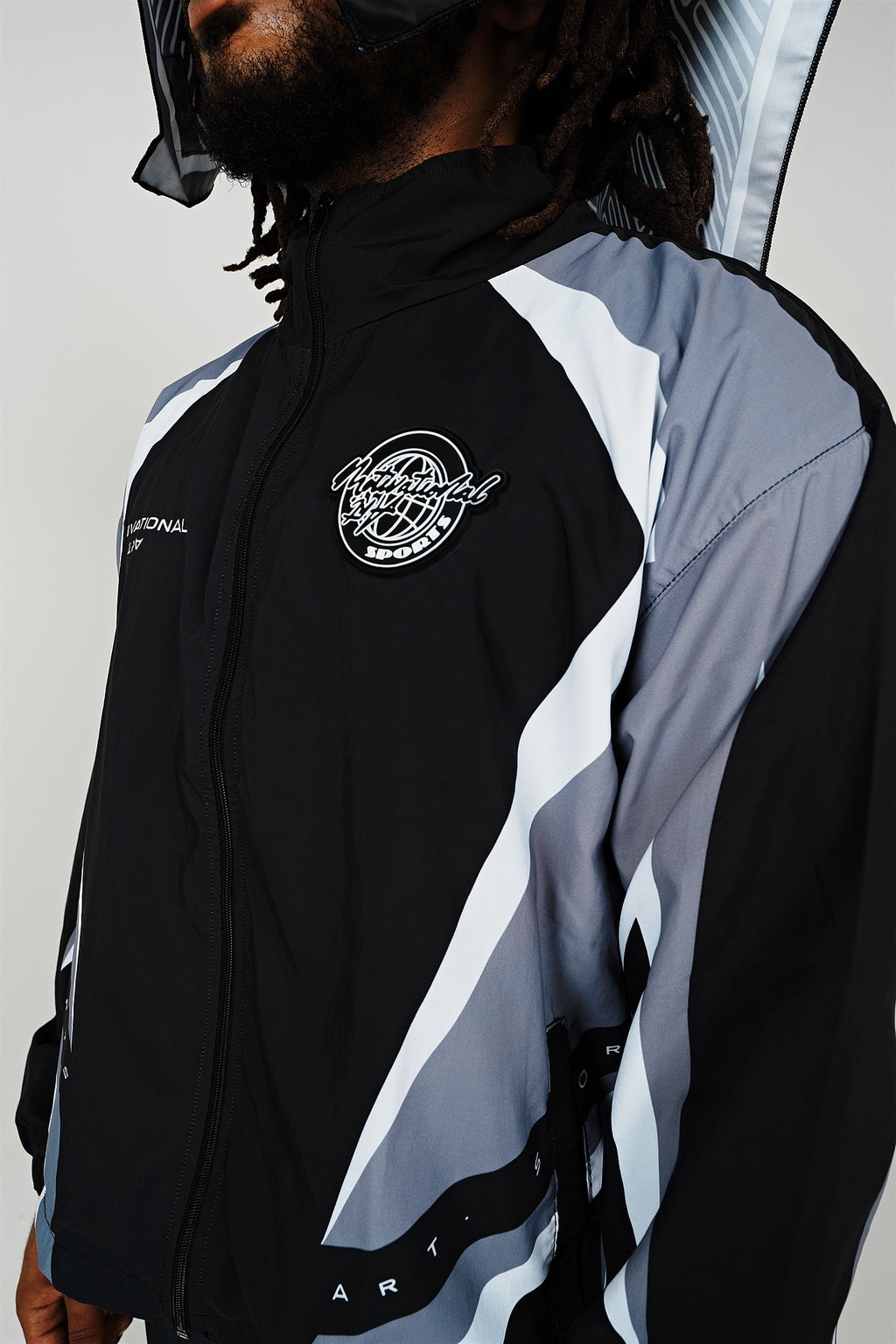 NYLON ZIP-UP JACKET