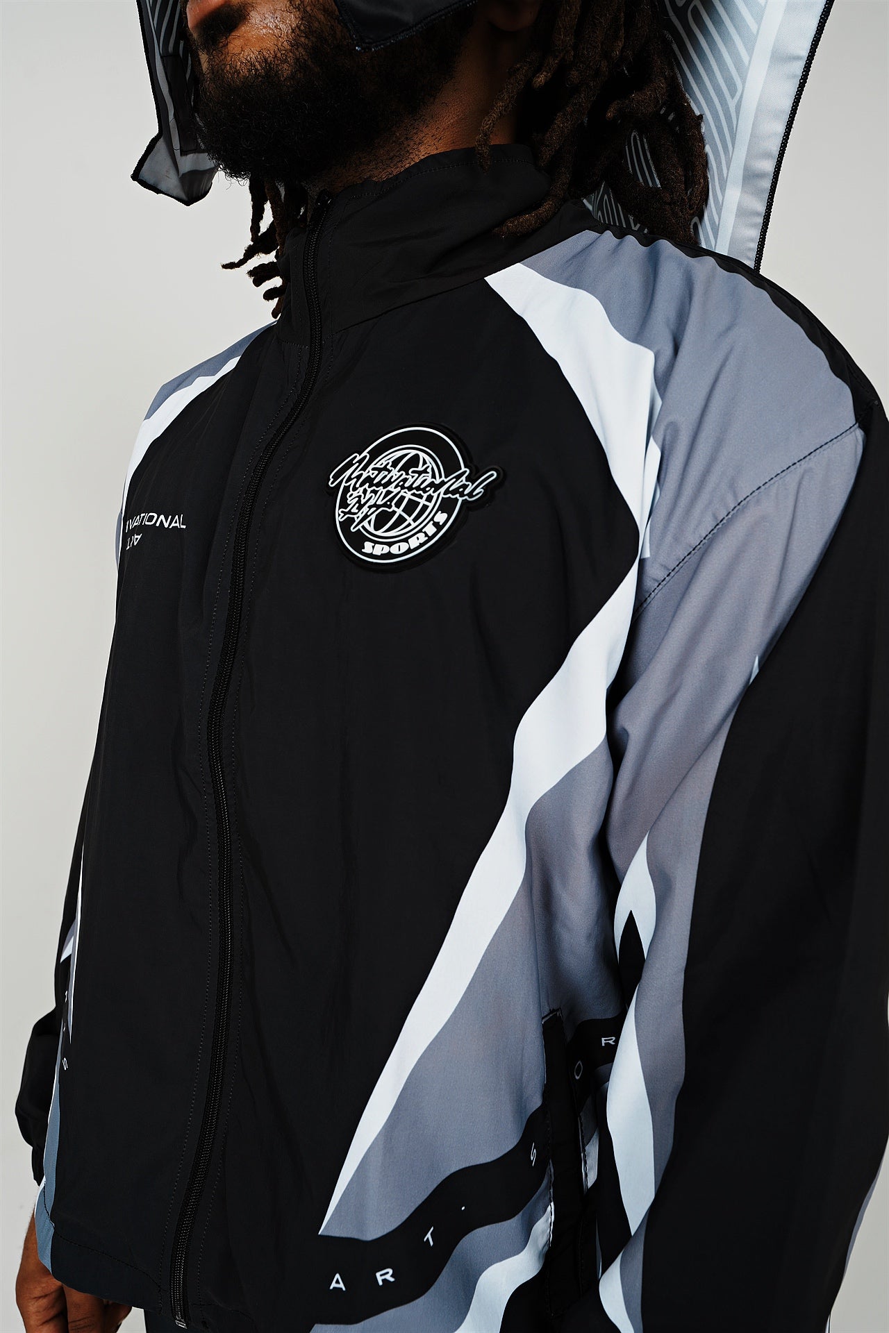 NYLON ZIP-UP JACKET