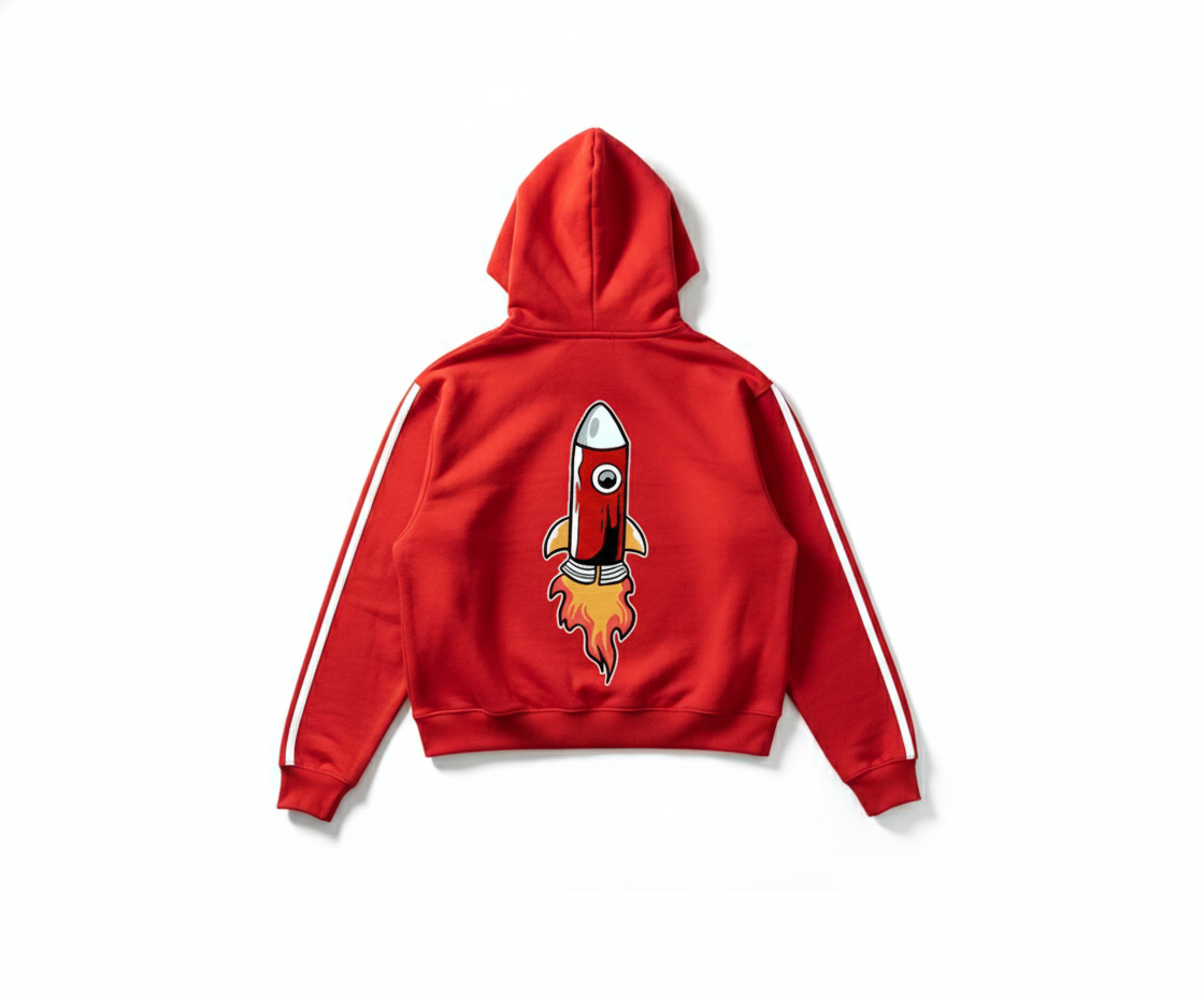 Artistic Division Red Hoodie